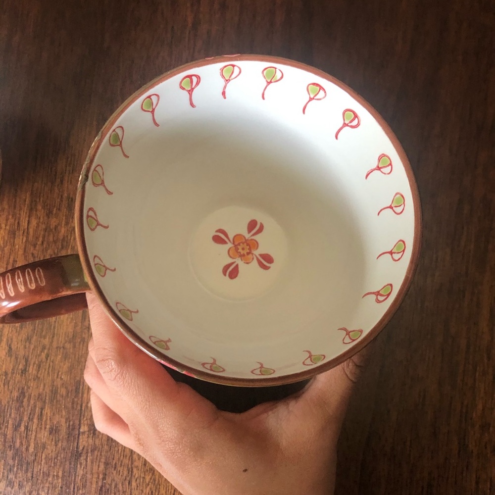 Set of 4 handpainted mugs - Picture 3 of 5